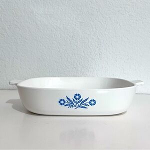 Corningware Blue Cornflower 10" Casserole Dish Baking Dish Skillet